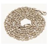 Long Sterling Silver Necklace 20.5" 9.1g