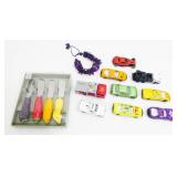 Pot Luck: Match Box Cars & Cheese Knife Set