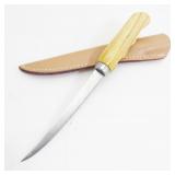 Fishing Knife in Leather Sheath