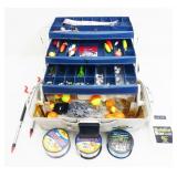 Fishing Lure Tackle Box with Contents