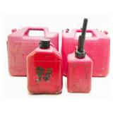 Four Gas Cans