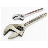 2x Wrenches 15" &12"