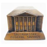 Tallahassee Federal Savings Piggy Bank in Box