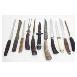Vintage Knives, Sharpening Steels, Carving Fork