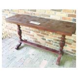 Vintage Wood Buffet Table
