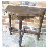 Antique Wood Console Table