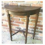 Antique Wood Console Table