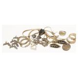 Sterling Silver Jewelry, Some Scrap 61.3g