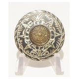 Mexican Sterling Silver Sun Pendant Brooch 10.4g