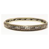 Vintage Sterling Silver Bangle Bracelet 18.4g