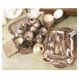 Estate Lot: Silver Plate Serving Pieces