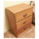 Three Drawer Nightstand