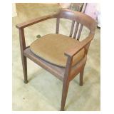 Mid-Century Modern Wood Accent Chair