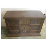 Zenith 8-Track & Record Player Cabinet w/ Records