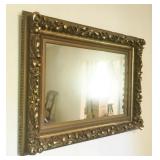 Antique Gilded Mirror, Needs Some Repair
