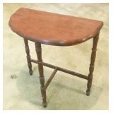Small Vintage Wood Console Table