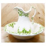 Pitcher & Wash Basin Set