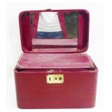 Vtg Makeup Case with Mirror