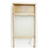 Vtg Columbus Washboard Co. Heavy Glass No. 2080