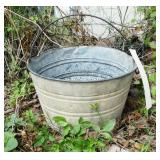 Small Galvanized Bucket with Handle