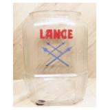Vintage Lance Glass Cracker Jar, No Lid