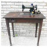 Antique Singer Sewing Machine Table