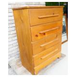 Vintage Wood Chest of Drawers