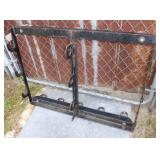 Weed Trimmer Rack with Hand Tool Slots