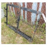 Weed Trimmer Rack with Hand Tool Slots