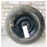 5 on 4 3/4  Spare Wheel With Tire