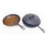 Cast Iron Skillets, One Lid