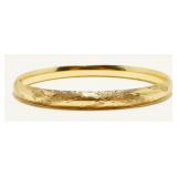Vintage 14K Y Gold Bangle Bracelet 7.8g