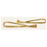 14K Y Gold Tear Drop Earrings 3.1g