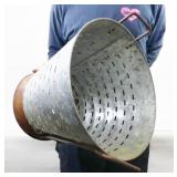 Galvanized Can with Handles