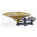 Small Cast Iron & Brass Scale