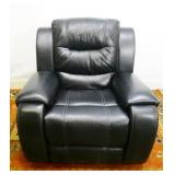 Large Pleather Recliner, Good Condition