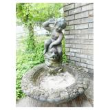 28" Angel Fountain, Cement