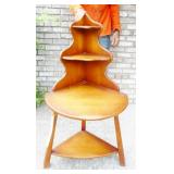 Wood Corner Shelf