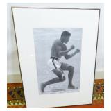 Mohammed Ali Framed Poster, Small Chip in Glass