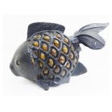 Cast Iron Goldfish Statue