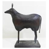 Hand Made Metal Bull Statue