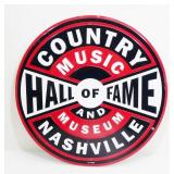 Country Music Hall of Fame Tin Sign
