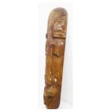20" Carved Wood Mexican Mask