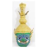 21" Thai Khon Mask, Some Damage See Photos