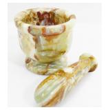 Small Marble Mortar & Pestle