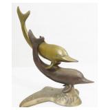 Brass Dolphin Statue