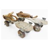 Vintage Whiz Metal Wheel Roller Skates