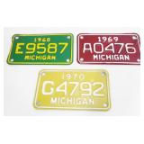 Vintage Motorcycle License Plates
