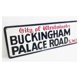 Buckingham Palace Road Metal Sign
