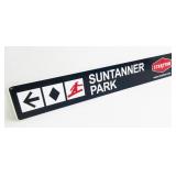 Stratton Suntanner Park Metal Sign